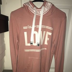 Pink hoodie